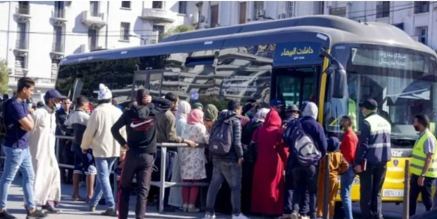 إصابة 27 شخصا بجروح متفاوتة بسبب إصطدام حافلتين وسط الدار البيضاء