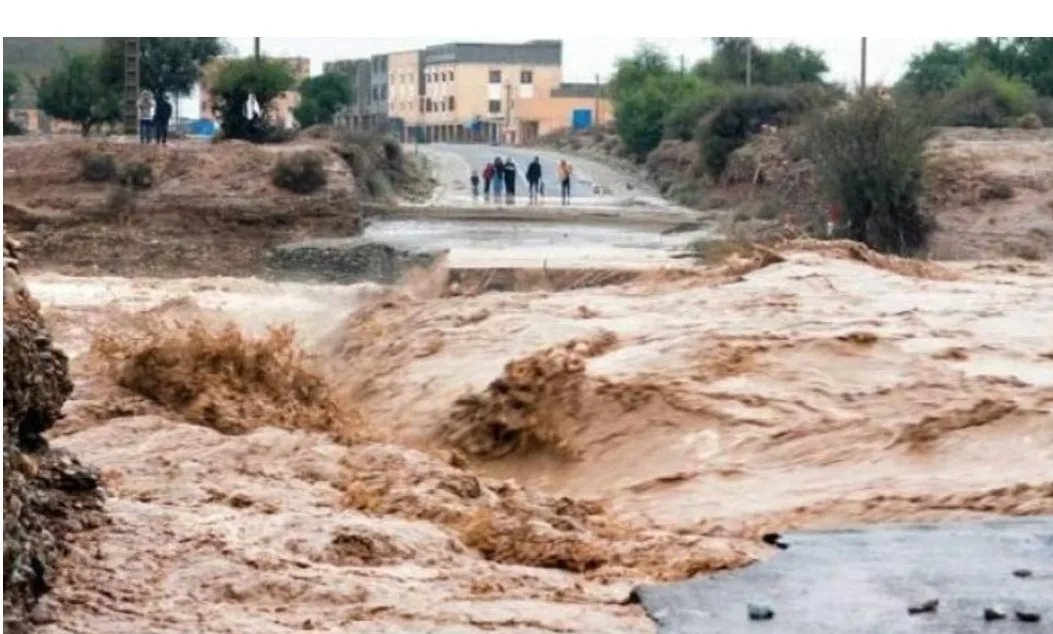 سيول كبيرة جراء تساقطات لم تتجاوز 25 ملم في ثلاثة أقاليم مغربية