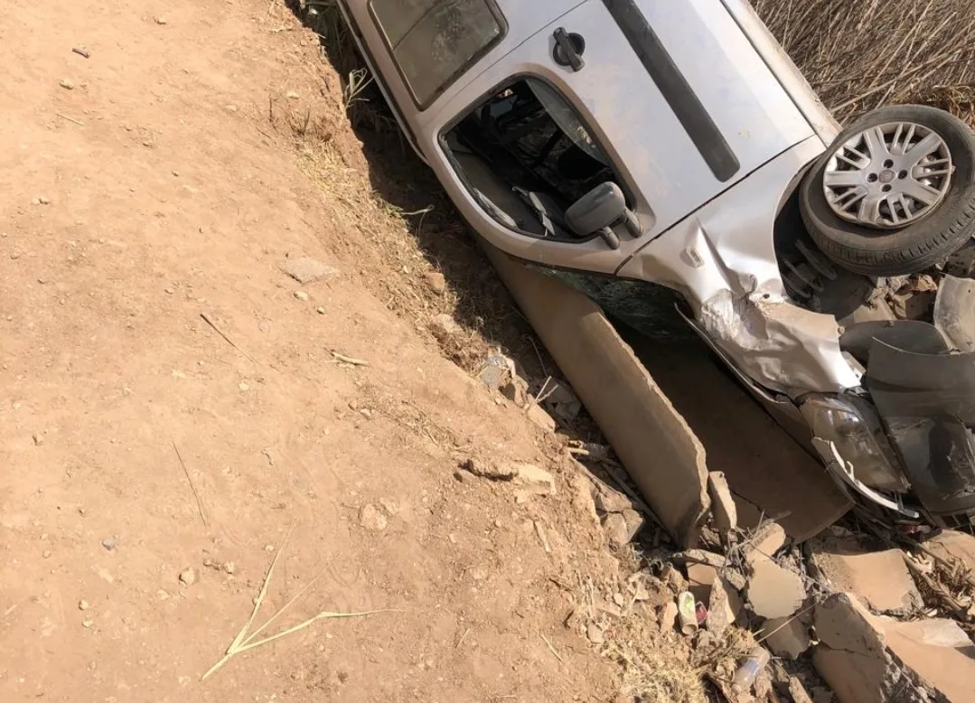 حادثة سير خطيرة بين سلوان والناظور بسبب السرعة المفرطة وخسائر في قناة الري