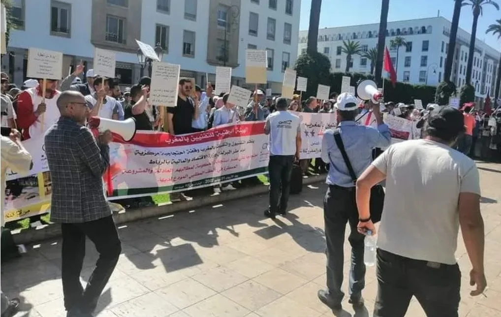 الهيئة الوطنية للتقنيين بالمغرب تصعد من احتجاجاتها ضد الحكومة