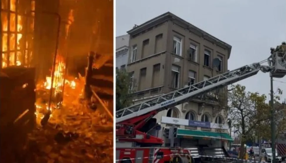 “حراك” مغربي ينقذ 12 شخصا في بلجيكا من موت محقق بعد إندلاع حريق مهول بشققهم