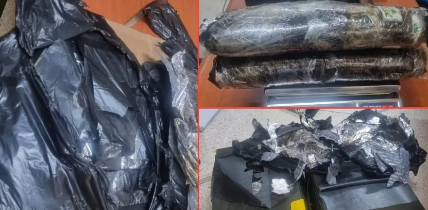 إعتقال مسافر عند قيامه بتهريب 9 كيلوغرامات من الحشيش بمطار أكادير