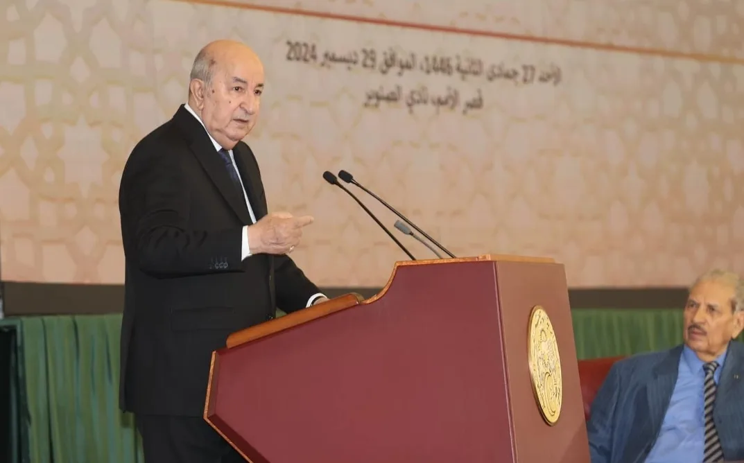 كان قلقا للغاية … تبون مخاطبا الجزائريين من البرلمان :  “بلدكم جنة محسودة”