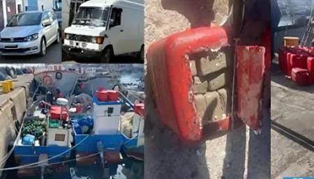 إحباط محاولة لتهريب أزيد من 350 من مخدر الشيرا على متن باخرة صيد ببني انصار الناظور