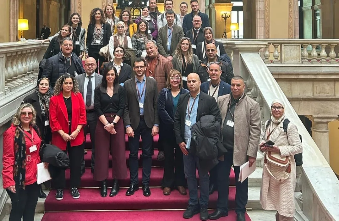 وفد جهة جماعات ومجلس جهة الشرق في كتالونيا من أجل تعزيز التعاون لخدمة المهاجرين