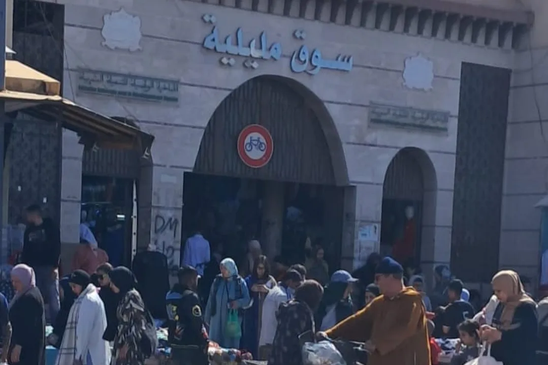 احتجاجات بسوق مليلية بوجدة ضد ابتزاز أعوان السلطة