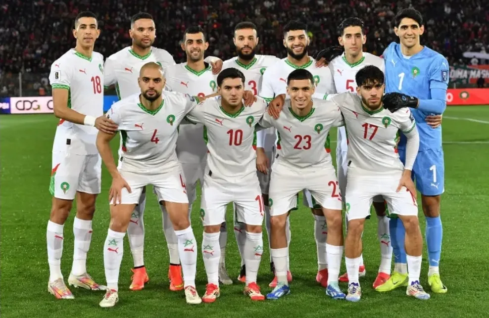 المنتخب المغربي لكرة القدم يرتقي للمركز 12 عالميا