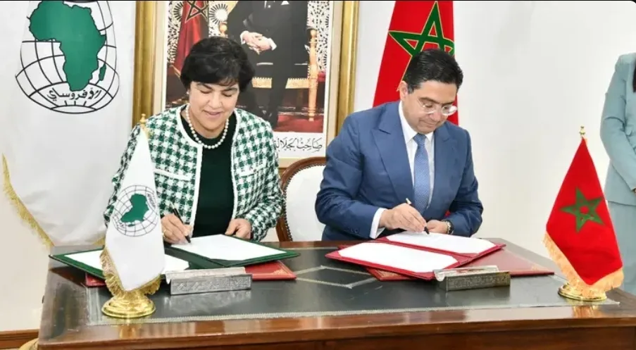بوريطة والعدوي يوقعان على إحتضان المغرب للمقر الدائم للمنظمة الإفريقية للأجهزة العليا للرقابة المالية والمحاسبة