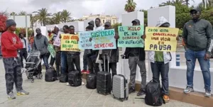 طالبي اللجوء يناشدون في مليلية يناشدون الوزيرة “سايز” احترام حقوق الإنسان بعد أسابيع من التهميش في مليلية