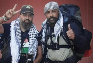 شخصان في رحلة سياحية من الناظور إلى أكادير … ملحمة نضال غريبة لتحرير غزة !!