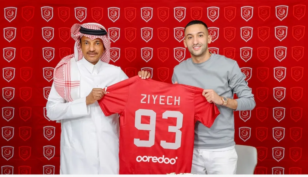 حكيم زياش ينهي إرتباطه بالدحيل القطري