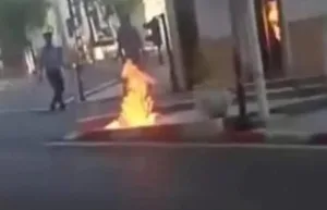 مواطن جزائري يضرم النار في جسده أمام وزارة العدل :    صرخة مدوية ضد الظلم