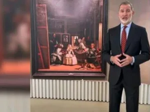 الملك فيليبي السادس يشارك في احتفال خاص على إنستغرام بشرح لوحة “لاس مينيناس” احتفاءً بألف بث مباشر لمتحف البرادو