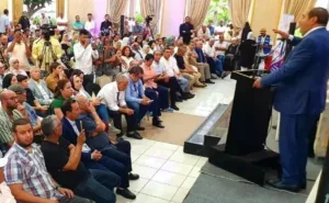 إدريس لشكر يشعلها من بني ملال :   رسائل نارية، وإشارات مبطنة … نحن لسنا حزب التعليمات !