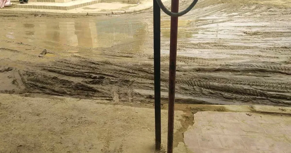 كارثة بأتمّ معنى الكلمة تضرب قلب مدينة جرادة بسبب أمطار متوسطة !