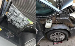 اعتقال جزائري بباب سبتة بحوزته 79 كلغ من الحشيش داخل سيارة فرنسية