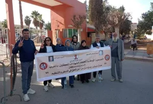 أولى جلسات المحاكمة غدا الخميس … متابعة قضائية في حق ثمانية معطلين ببركان بعد تنظيم وقفة احتجاجية