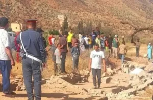 مقتل راعي غنم وقطيعه بعد إنهيار سور مدرسة على رؤوسهم بإقليم أزيلال