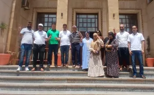 ثمانية من أعضاء الجمعية الوطنية لحملة الشهادات المعطلين يمثلون أمام المحكمة بابتدائية بركان