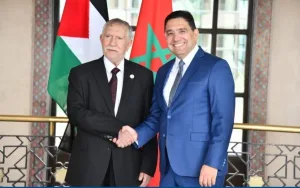 المغرب يؤكد دعمه الثابت لفلسطين خلال لقاء التميمي-بوريطة بالرباط