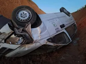حادث سيارة إسعاف بتالسينت يسلط الضوء على تهالك أسطول سيارات الوزارة و معاناة تقنييها