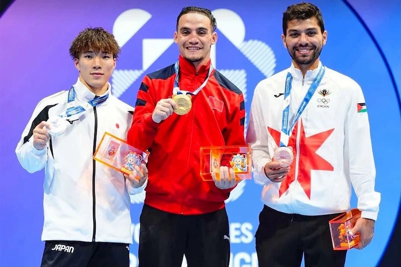 سعيد أبايا يُهدِي المغرب أول ميدالية ذهبية في دورة الألعاب العالمية 2025 بشينغدو