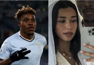 نادين بنسونة تزوجت نجم لاتسيو النيجيري ديلي باشيرو