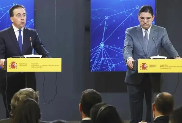 بوريطة : المغرب يلتزم بالحوار السلمي والمباشر مع إسبانيا لترسيم الحدود !!