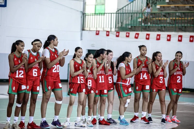 المنتخب الوطني المغربي لكرة السلة للسيدات أقل من 16 سنة يتألق ويتأهل إلى نهائيات “أفرو باسكيط” في رواندا