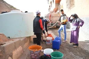 منع الإحتجاج على انقطاع ورداءة  الماء بخريبكة يثير غضب الجمعية المغربية لحقوق الإنسان