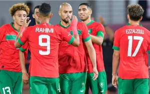 تشكيلة المنتخب الوطني المغربي التي سيواجه بها منتخب النيجر بعد قليل