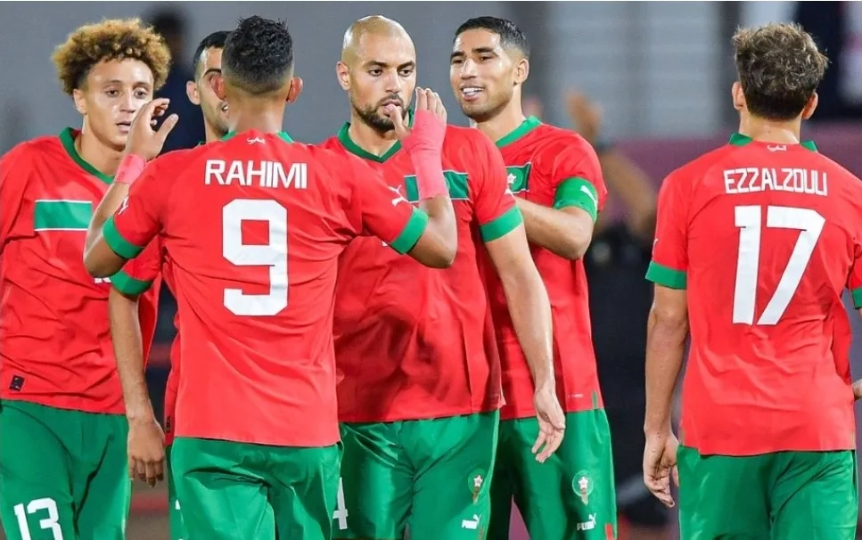 تشكيلة المنتخب الوطني المغربي التي سيواجه بها منتخب النيجر بعد قليل