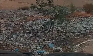 فيديو … فضيحة بسهل كرت :    جماعة تزطوطين ضواحي الناظور تُخفي مطرح نفايات قرب محطة تصفية المياه !