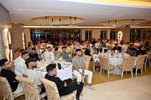 احتفاء كبير بالمنتخب المحلي المتوج بلقب “الشان” في مركب محمد السادس