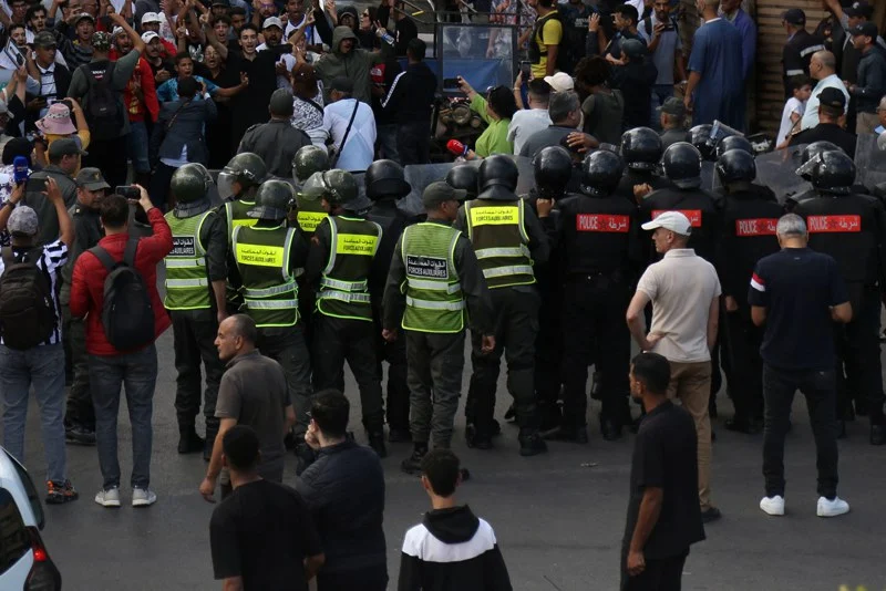 اعتقالات في الدار البيضاء بعد الاحتجاجات الشبابية على الطريق السيار