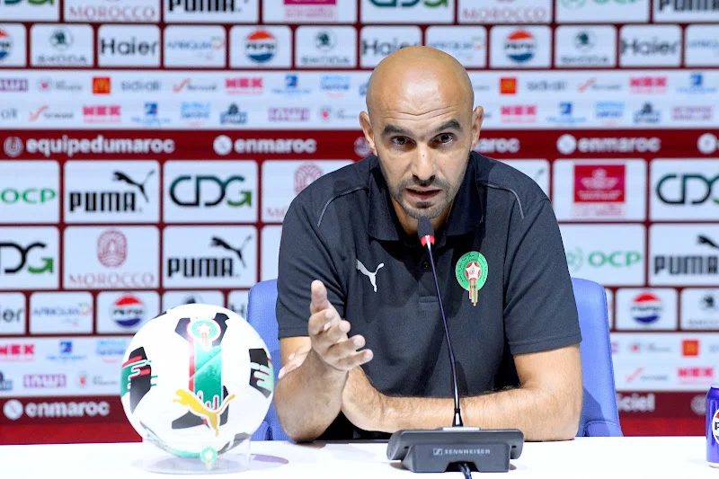الركراكي يكشف عن قائمة المنتخب الوطني لمواجهتي البحرين والكونغو استعدادًا لتصفيات مونديال 2026