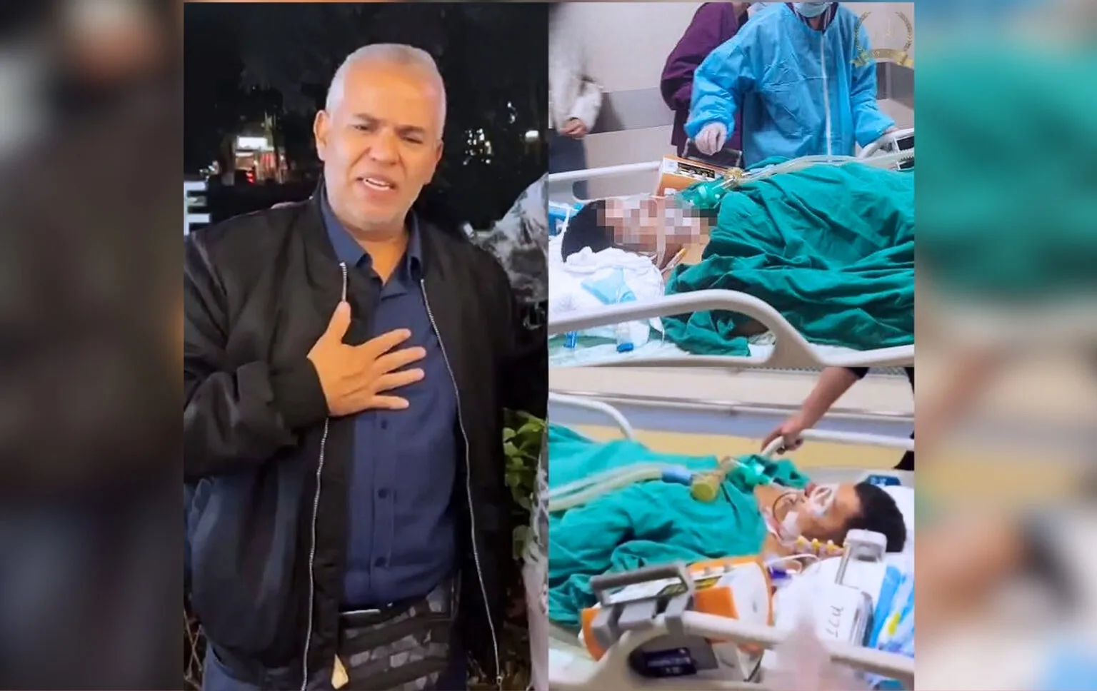 أب مغربي يناشد الملك لإنقاذ حياة ابنه المصاب في حادث خطير بالصين