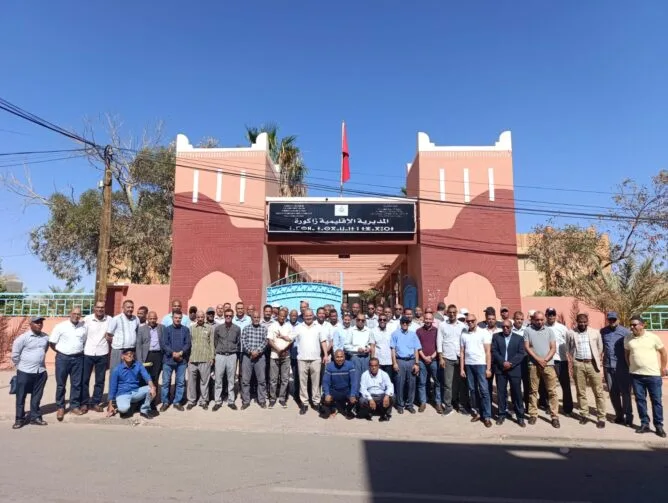 متصرفو زاكورة يحتجون ضد “الإقصاء والتهميش” في نتائج الحركة الانتقالية