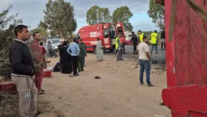 حادث مأساوي ببئر الجديد يسفر عن إصابة أكثر من 20 شخصاً