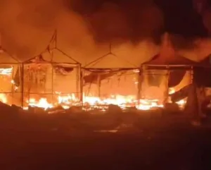 حريق يأتي على معرض تجاري بسيدي رحال والسلطات تفتح تحقيقاً لمعرفة الأسباب