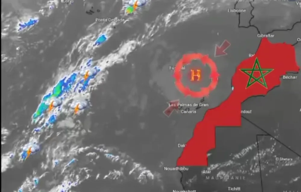 نشرة إنذارية :      المغرب على موعد مع أمطار قوية ابتداءً من بعد غد الاثنين