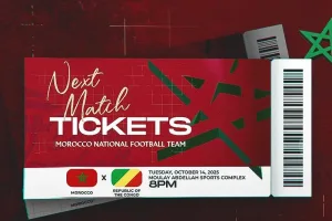 انطلاق بيع تذاكر مباراة المغرب والكونغو استعدادًا لتصفيات مونديال 2026
