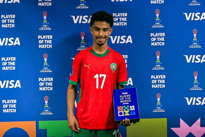 ياسين جسيم يخطف الأضواء ويقود أشبال الأطلس لاعتلاء صدارة مجموعتهم بكأس العالم