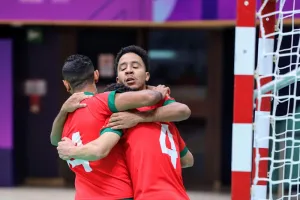 المنتخب المغربي للفوتسال يتصدر مجموعته ويبلغ نصف نهائي ألعاب التضامن الإسلامي
