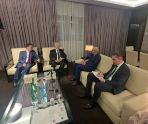 إبراهيم غالي يلتقي رئيس مجلس الأمة الجزائري في لواندا على هامش احتفالات استقلال أنغولا