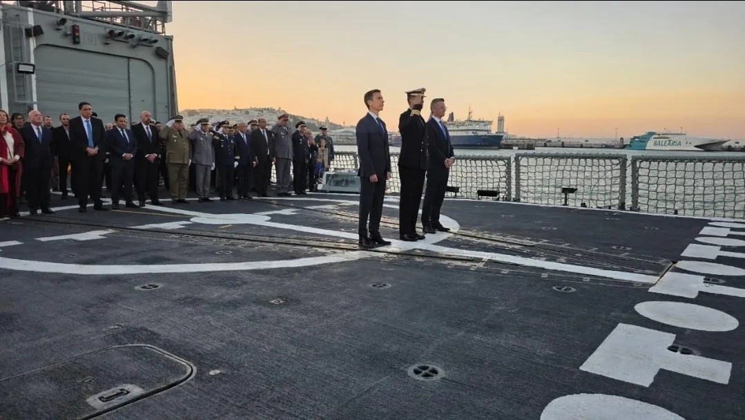 طنجة تستقبل الفرقاطة الإسبانية “رينا صوفيا” في إطار عملية “سي غارديان” لحلف شمال الأطلسي