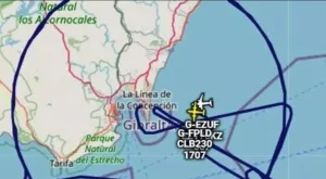 طائرة استخباراتية بريطانية في محيط جبل طارق تصل إلى حدود المغرب البحرية
