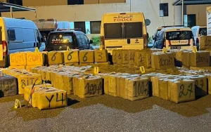الدرك الملكي يحبط محاولة تهريب 30 طن حشيش من آسفي نحو الخارج