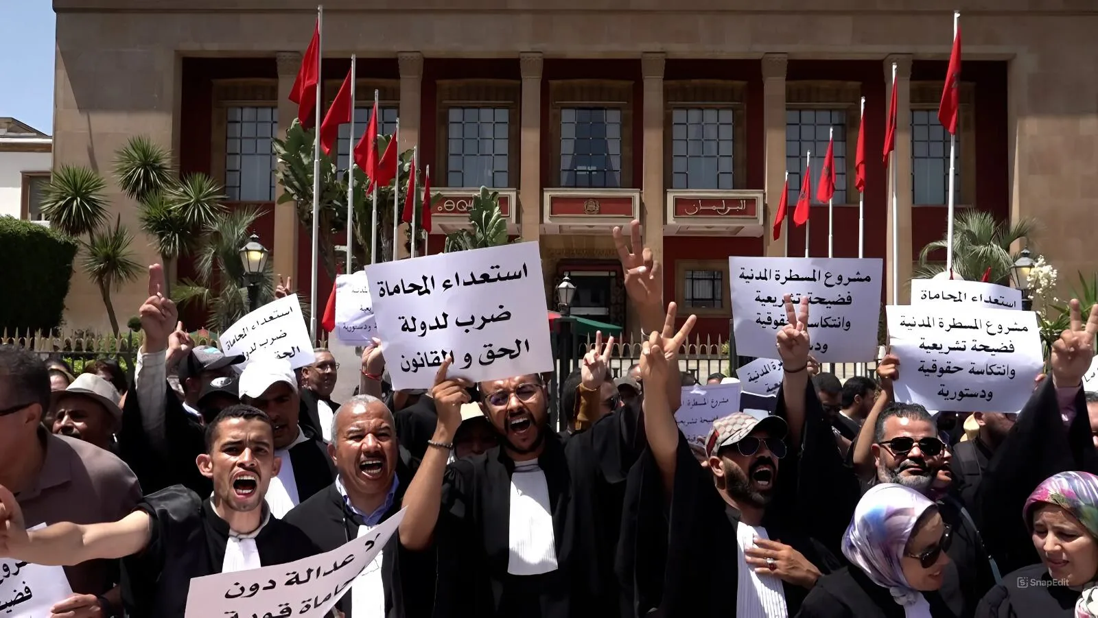 المحامون في المغرب يرفضون مشروع إصلاح مهنتهم ويعتبرونه مساساً باستقلاليتها