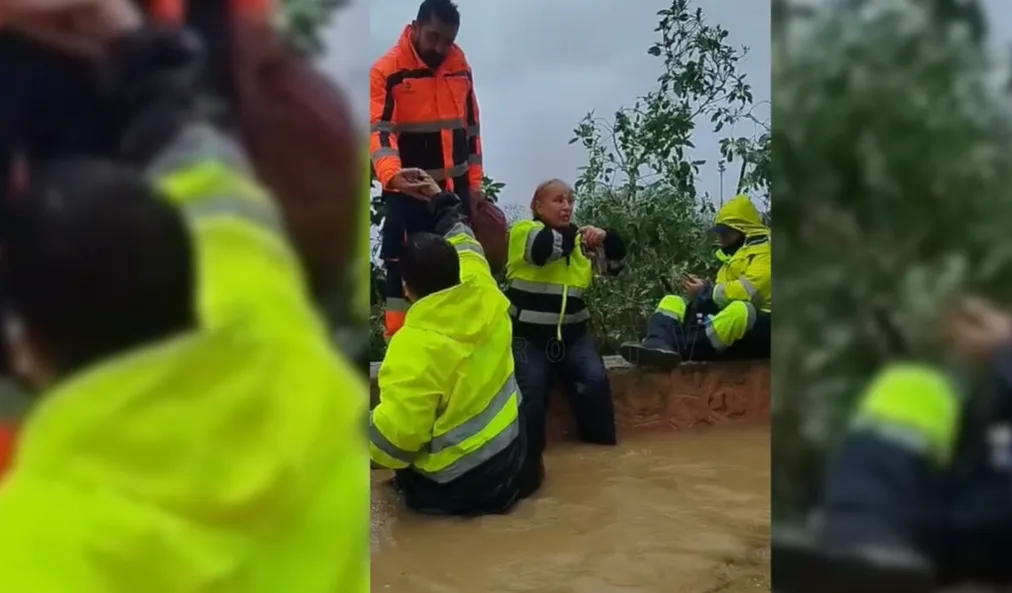 أمطار غزيرة تغمر سبتة والمهاجرون يستغلون الفوضى لعبور الحدود